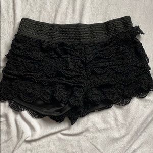 Lace shorts